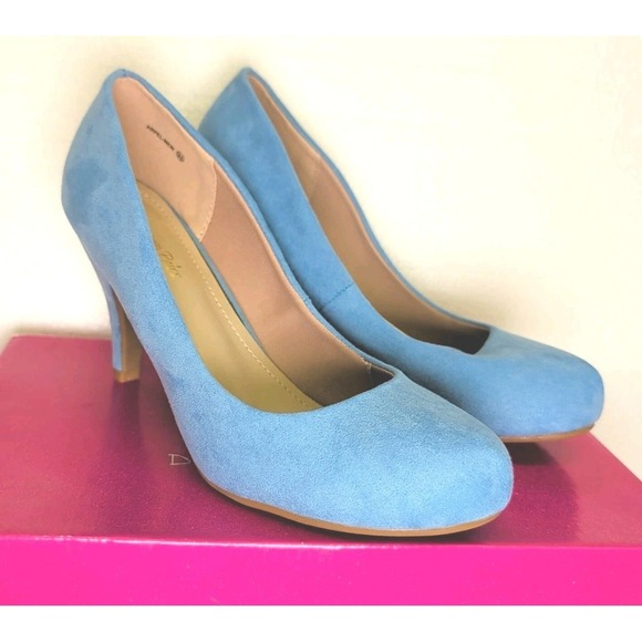 Dream Pairs Shoes - DREAM PAIRS Women Faux Suede Slip On Pumps Party Dress Shoes 3" Heel Size 8.5